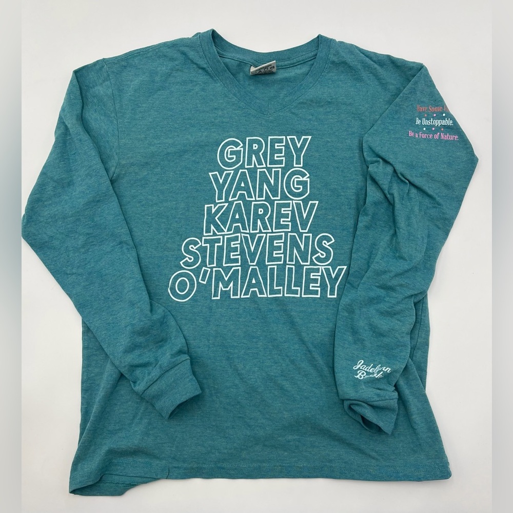 JADELYNN BROOKE Greys Anatomy Long Sleeve Shirt Women’s Medium
